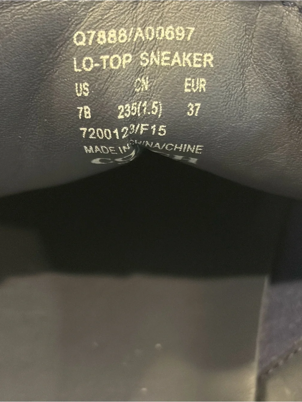 Coach 101 Lo-Top Leather Sneakers